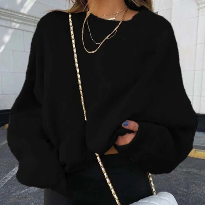 

LKSK Women's Crewneck Sweatshirt Sweater Fashion Autumn Winter Letter Print Top Clothes Hoodies