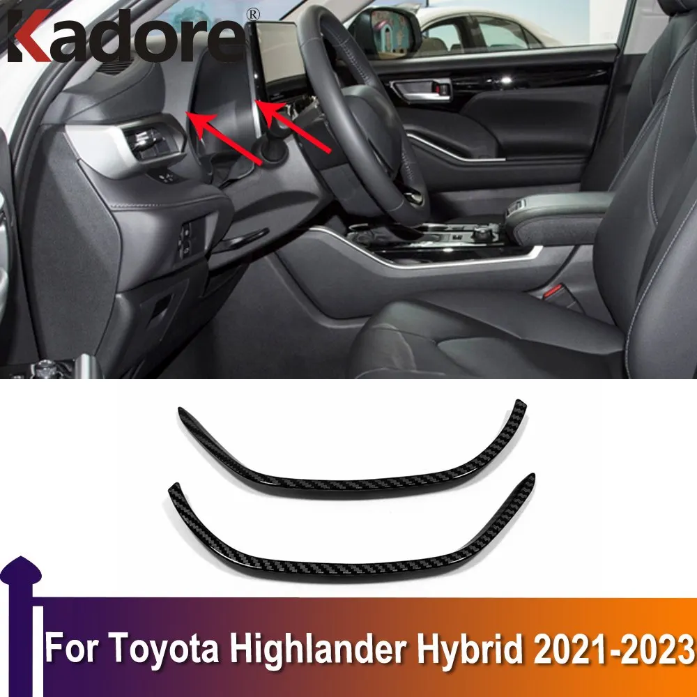 For Toyota Highlander Hybrid 2021 2022 Dashboard Instrument Cover Trim