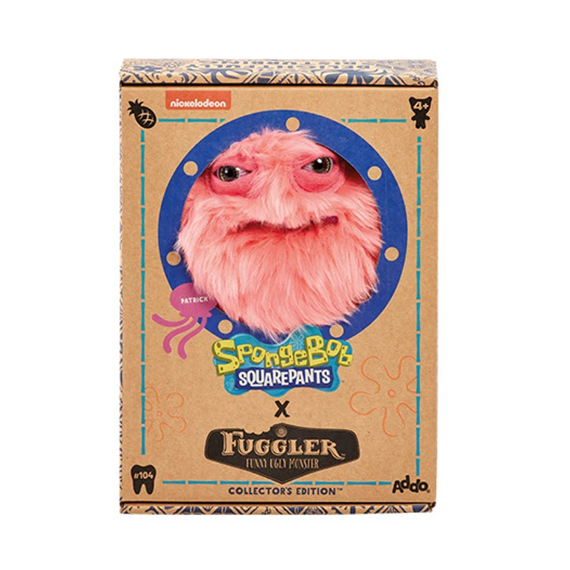 Fuggler ソフトぬいぐるみスポンジボブスクエアパンツ歯モンスターシリーズ醜いおもちゃ 22 センチメートル漫画フィギュア面白い収集子供のギフト