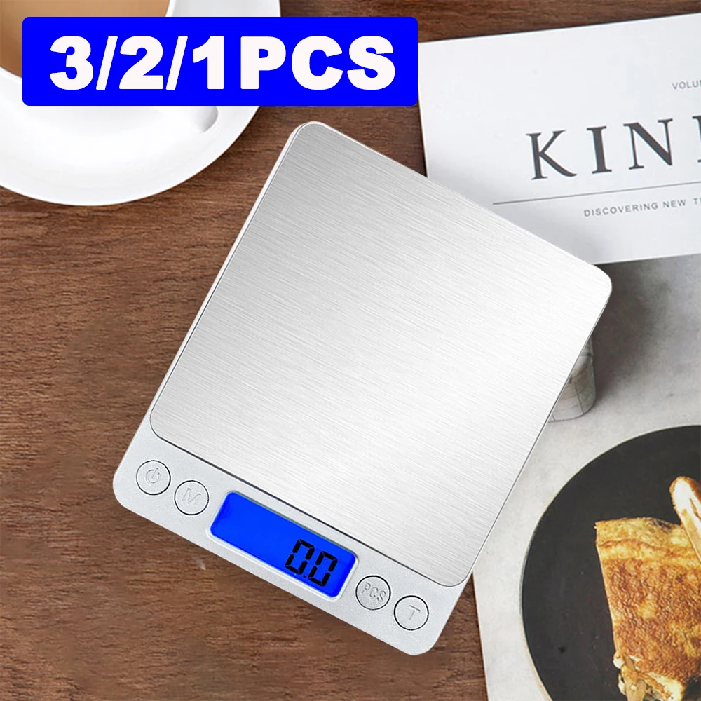 Digital Kitchen Scale 3000g/ 0.1g Small Jewelry Scale Food Scales Digital  Weight Gram and Oz Digital Gram Scale with LCD/ Tare