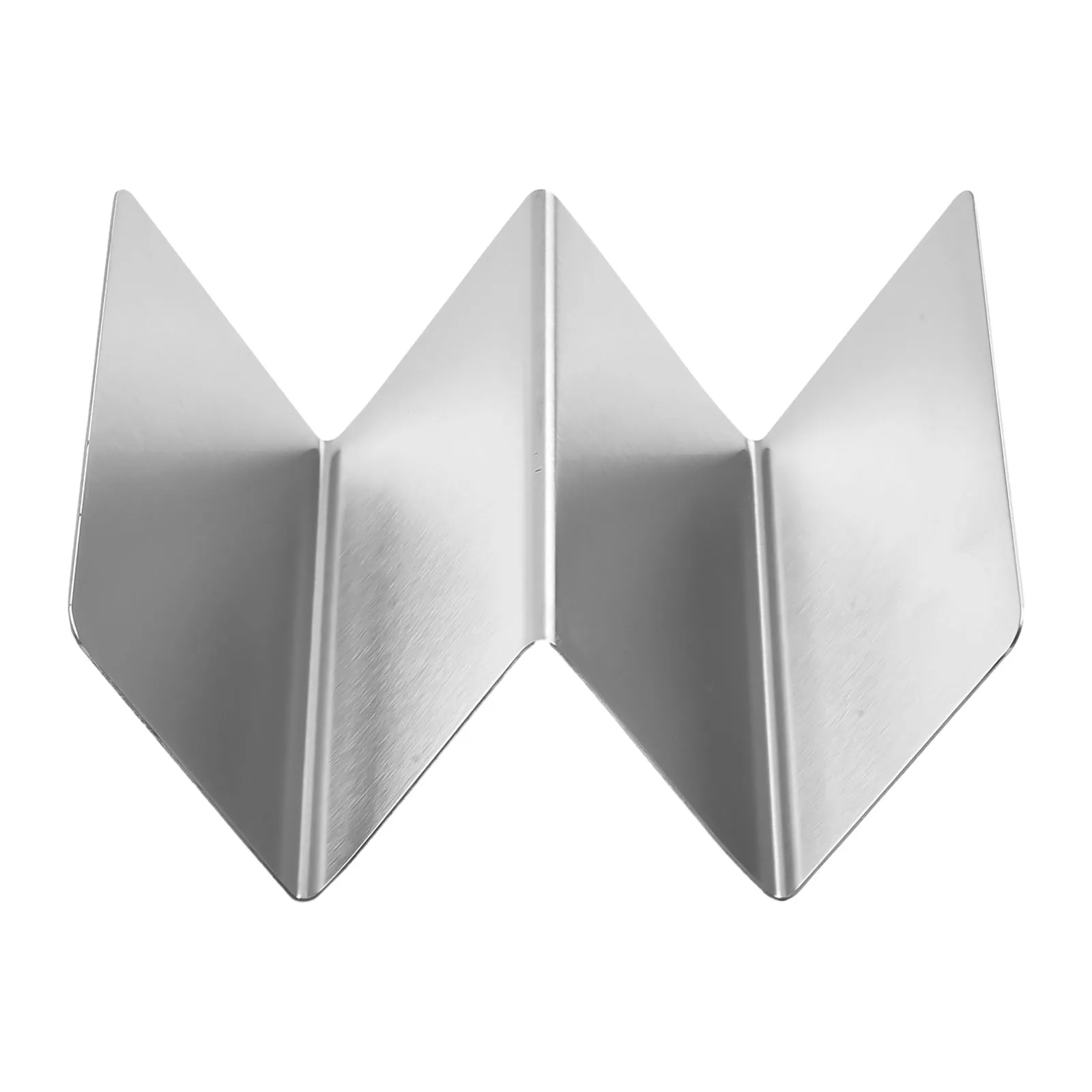 1pcs Stainless Steel W-Shaped Mexican Pizza Holder Stand Pancake Rack Tray Taco Plates Display Stand Kitchen Tools For Oven
