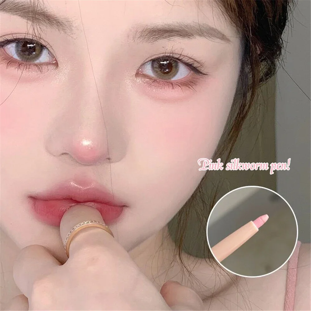 Glitter Eyeshadow Pen Pearlescent Matte Diamond Eyeliner Pen Waterproof Highlight Brighten Silkworm Makeup Pencil Shiny Eyelids Eyeshadow Pen Eyeliner Pencil Eyeshadow Pencil Makeup Pen