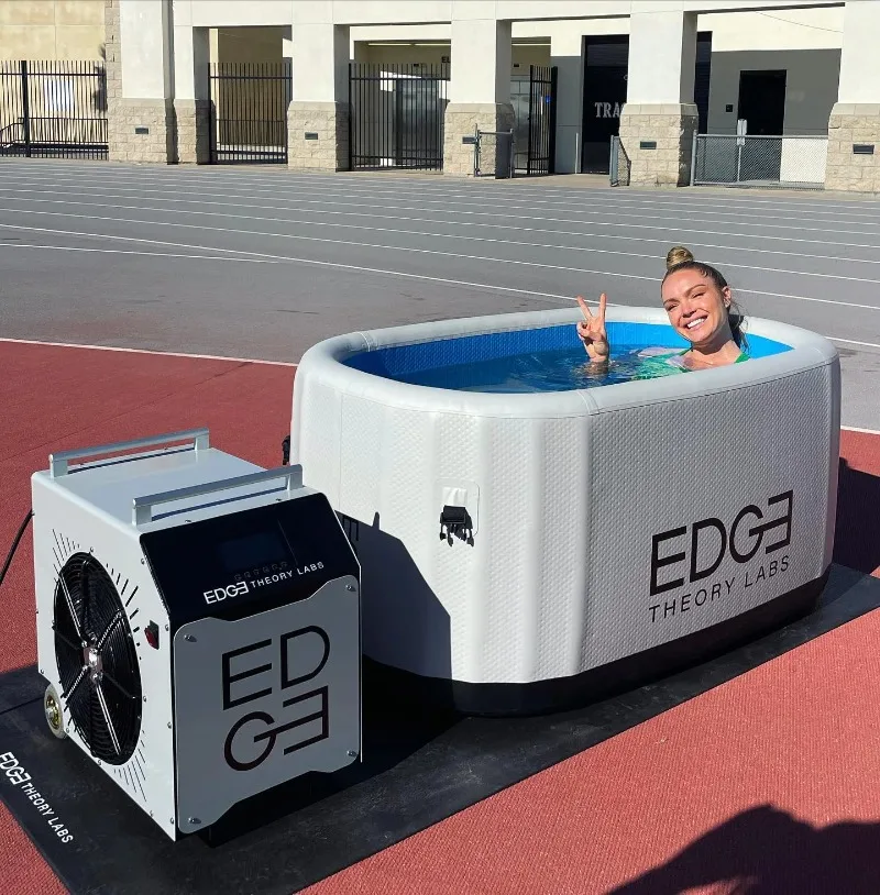 

YYHC DWF inflatable Bath Tub double wall fabric ice bathtub for recovery of athletes