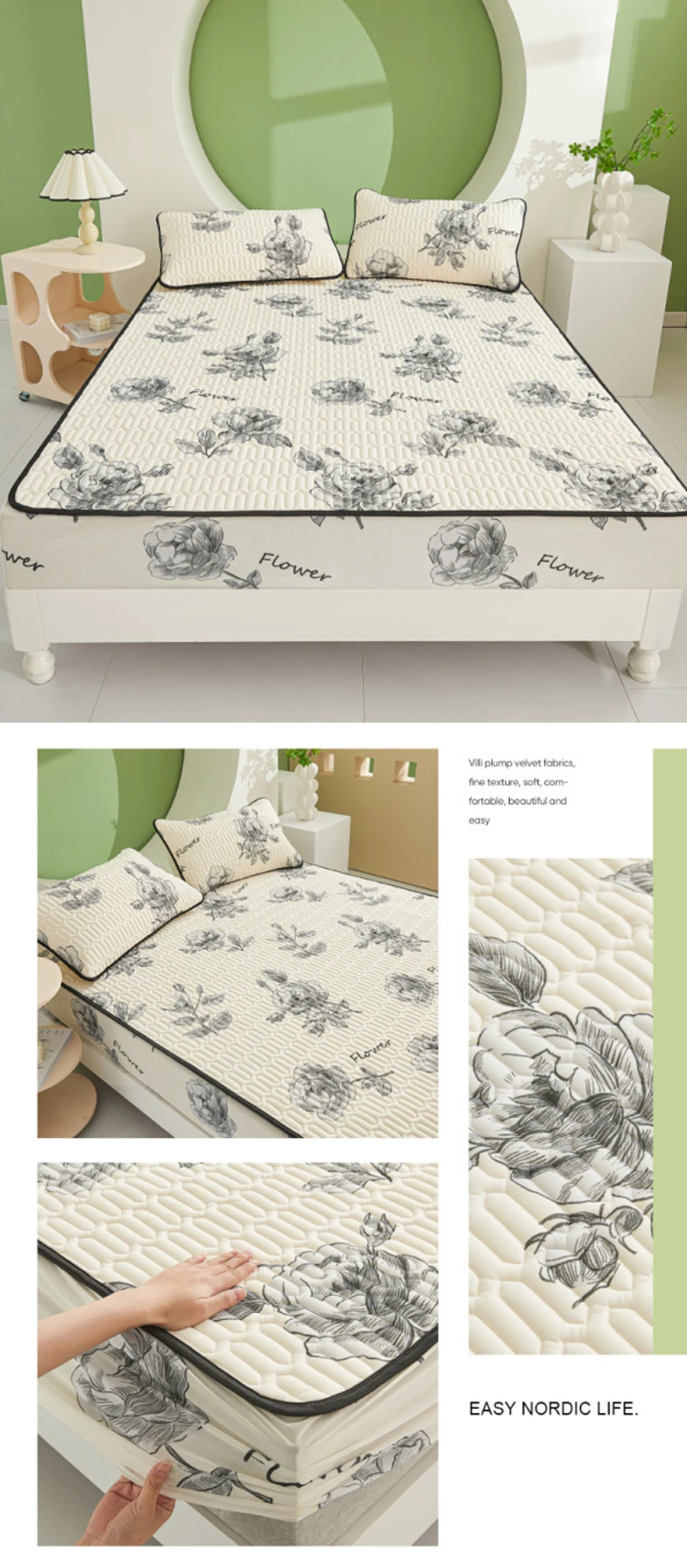 Summer latex mattress cover