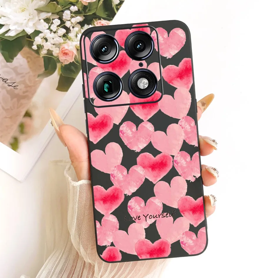 Floral Marble Soft Silicone Protective Case