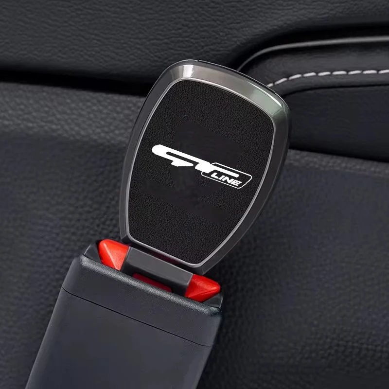 자동차 좌석 벨트 클립 연장 플러그 기아 GT GT 라인 용 자동차 안전 좌석 잠금 버클 Ceed Forte RIO STINGER Seltos K3 KX5 K4 K5