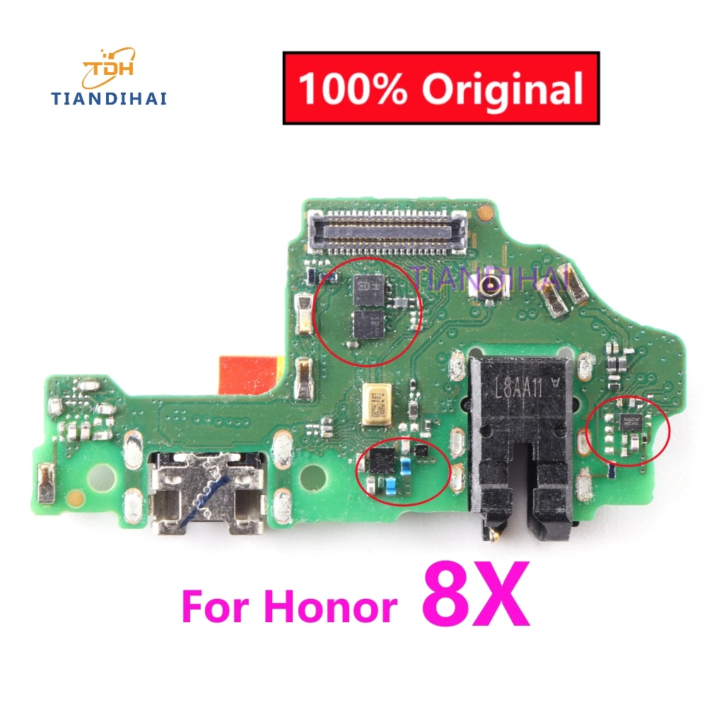 

Original Micro Dock Connector Board USB Charging Port Flex Cable Replacement For Huawei Honor 8X Honor8X
