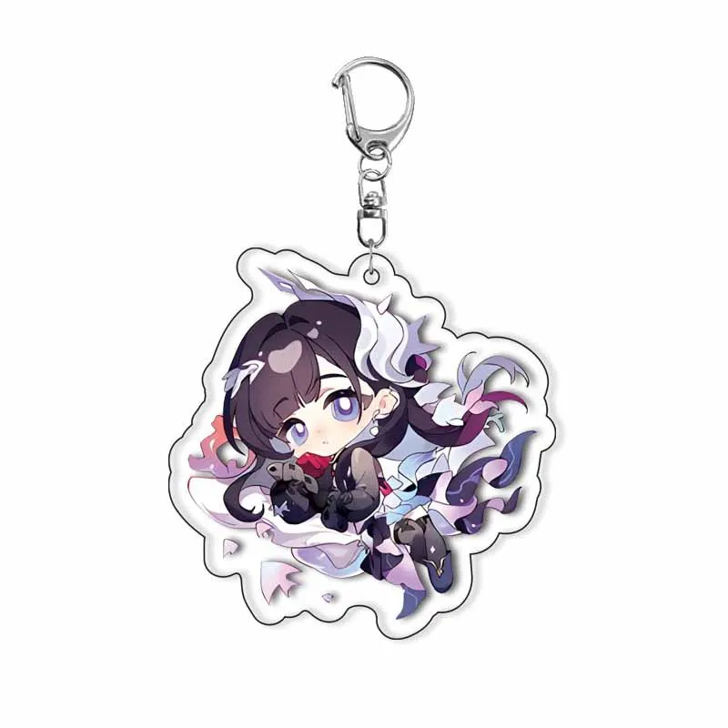 Honkai: Star Rail Cartoon Character Cyrene Keychain - Cute Backpack Pendant & Fan Collectible Gift