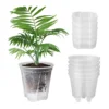 Lazy Flowerpot, Automatic Water Absorption, Green Ivy Hydroponic Pot, No Watering,Plant Plastic Self-Priming Planting Pot 1