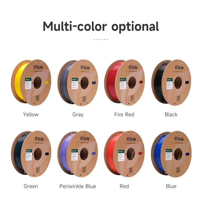 3D 인쇄재료 친환경 다중 색상 3D 인쇄를 위한 3D 프린터용 고품질 PLA 필라멘트, 버블 없음, 3KG, 1.75mm 11 ESUN 3D 프린터용 PLA 필라멘트, 빠른 인쇄, 뱀부 랩용 업그레이드, 3D 프린터 필라멘트, 1KG (2.2 LBS) 스풀, 1.75mm