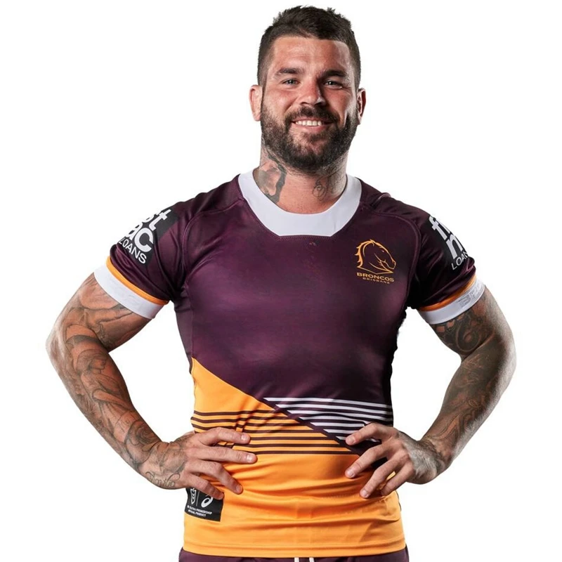 

Embroidered Version Australia Brisbane Broncos 2024 Jersey Football Jersey Embroidered Hat Fast Delivery