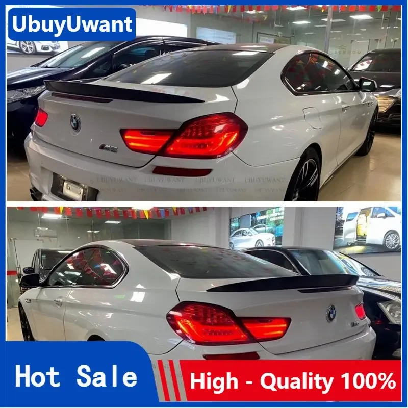 

For BMW 6 Series F06 M6 F12 F13 Carbon Fiber Rear Trunk Spoiler Tail Wing 640i 640d 650i 2011 - 2017 Car Styling Rear Wings