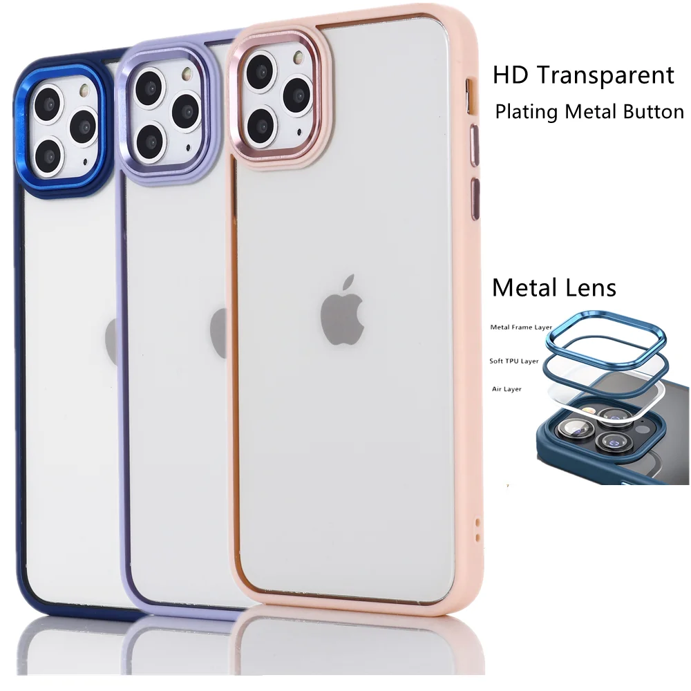 Роскошный металлический защитный чехол для объектива камеры телефона IPhone 13 12 11 Pro