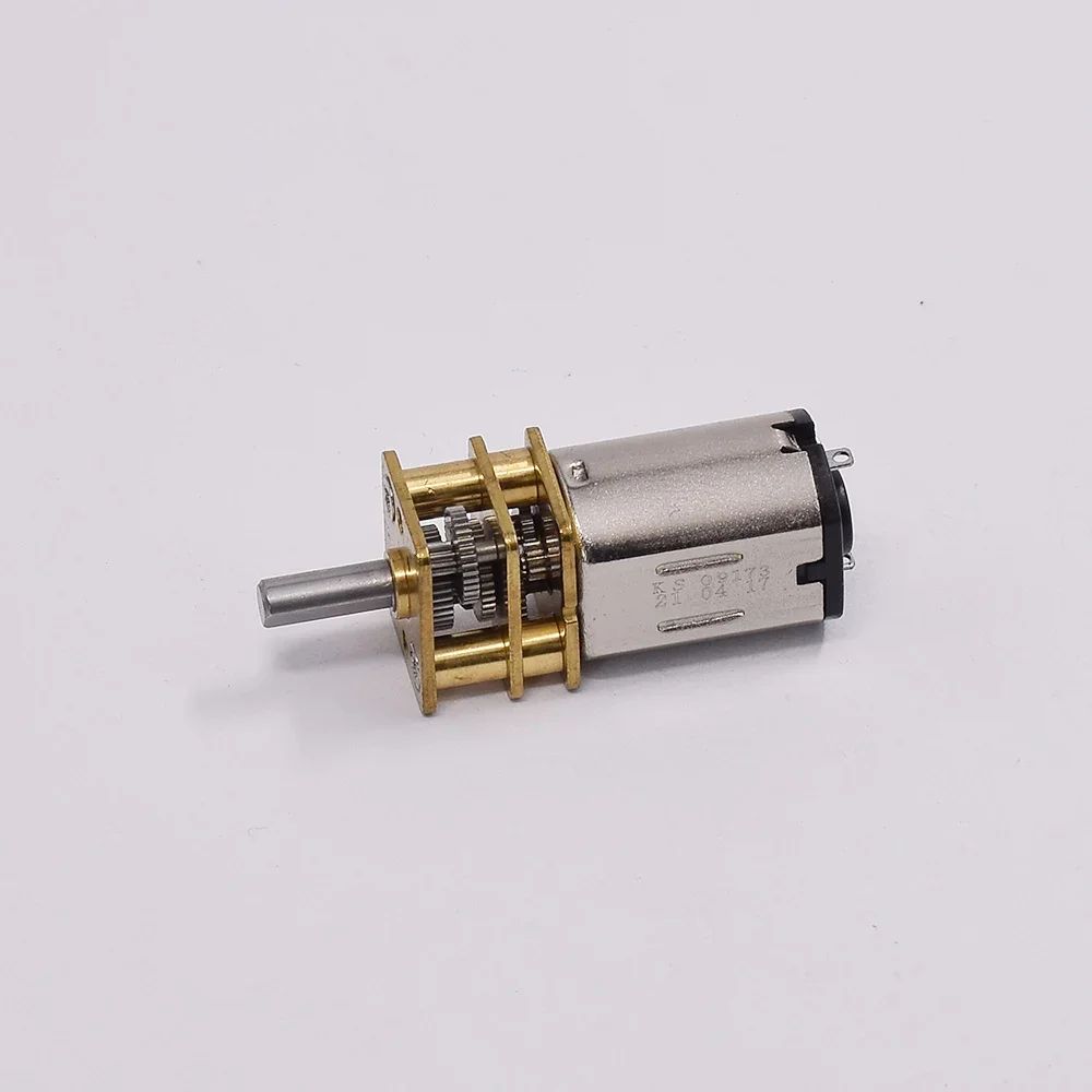 DC 3V/6V/12V N10 N20 N30 Mini Metal Gear Motor Straight Output Shaft Slow Speed High Torque Worm All Metal gearbox Motor Robot