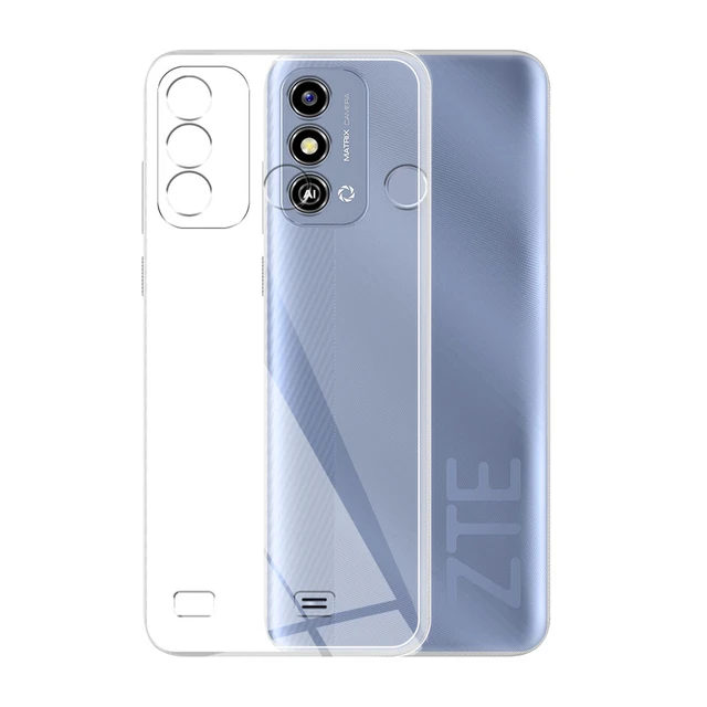  Case for ZTE Blade A53 Pro Case Compatible with ZTE Blade A53  Pro Phone Case Cover [with Tempered Glass Screen Protector][Hard PC + Soft  Silicone][Ring Support] [Golden Reflect Light] DJH-YHY 