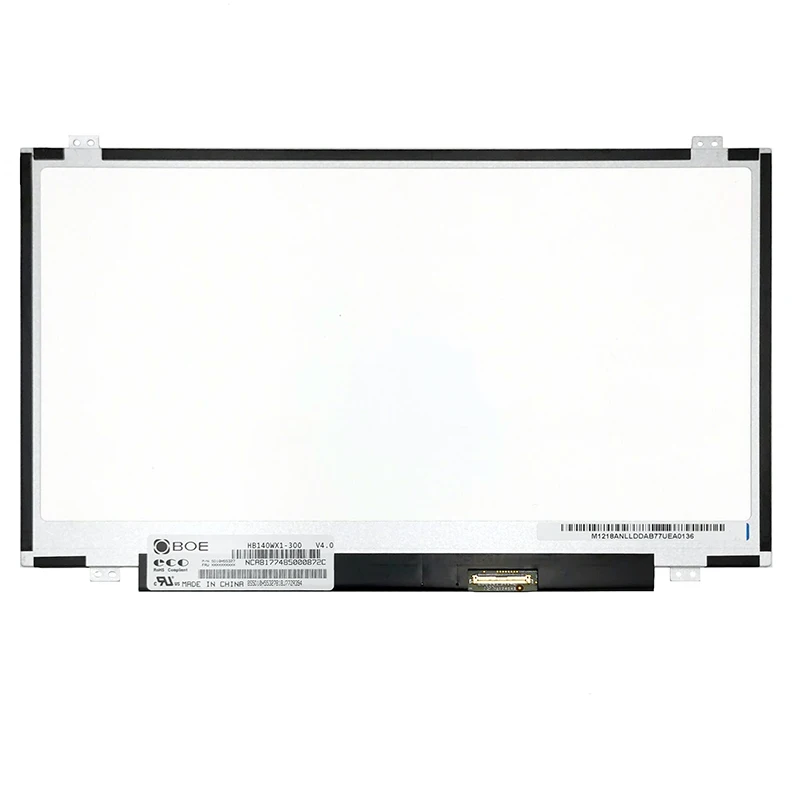 

LP140WH2-TLA2 B140XTN02.3 HB140WX1-300 400 500 600 B140XW03 40-PIN 14.0'' Laptop Lcd Screen Display