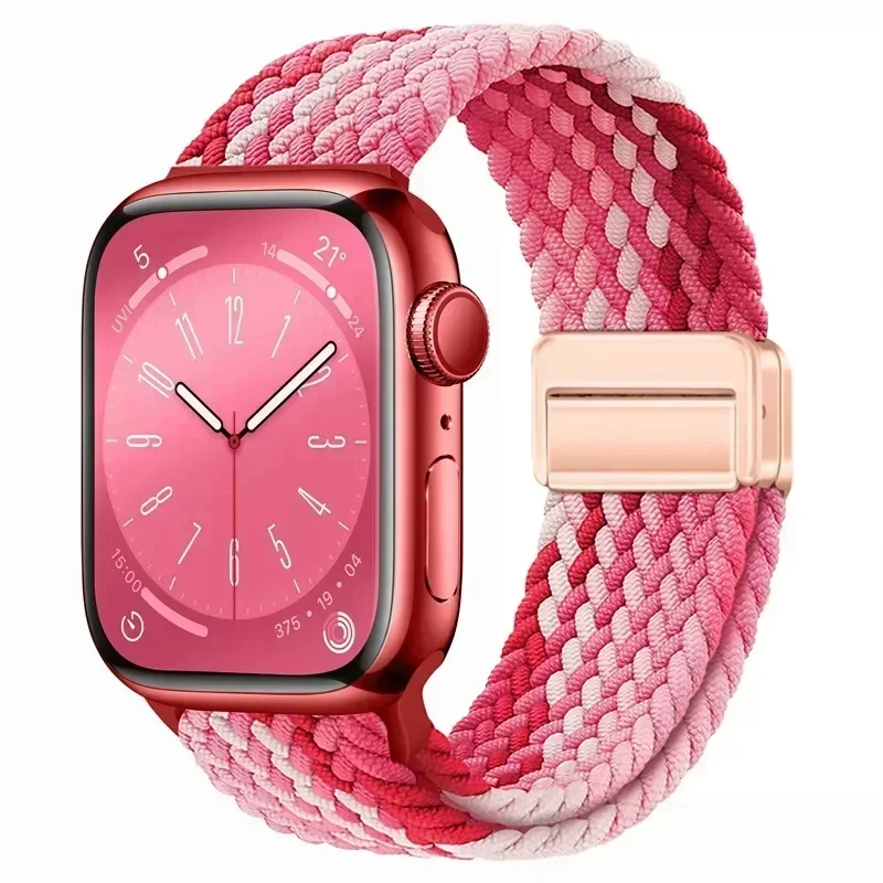 Braided Magnetic Buckle Nylon Strap