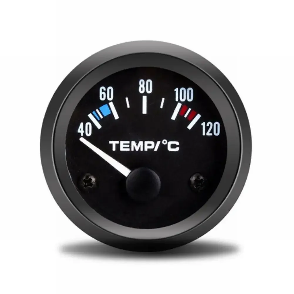 게이지 온도 게이지 정원 실내 주방 사무용품 부품 교체 1/8 NPT 12V DC 40-120 ℃   52mm