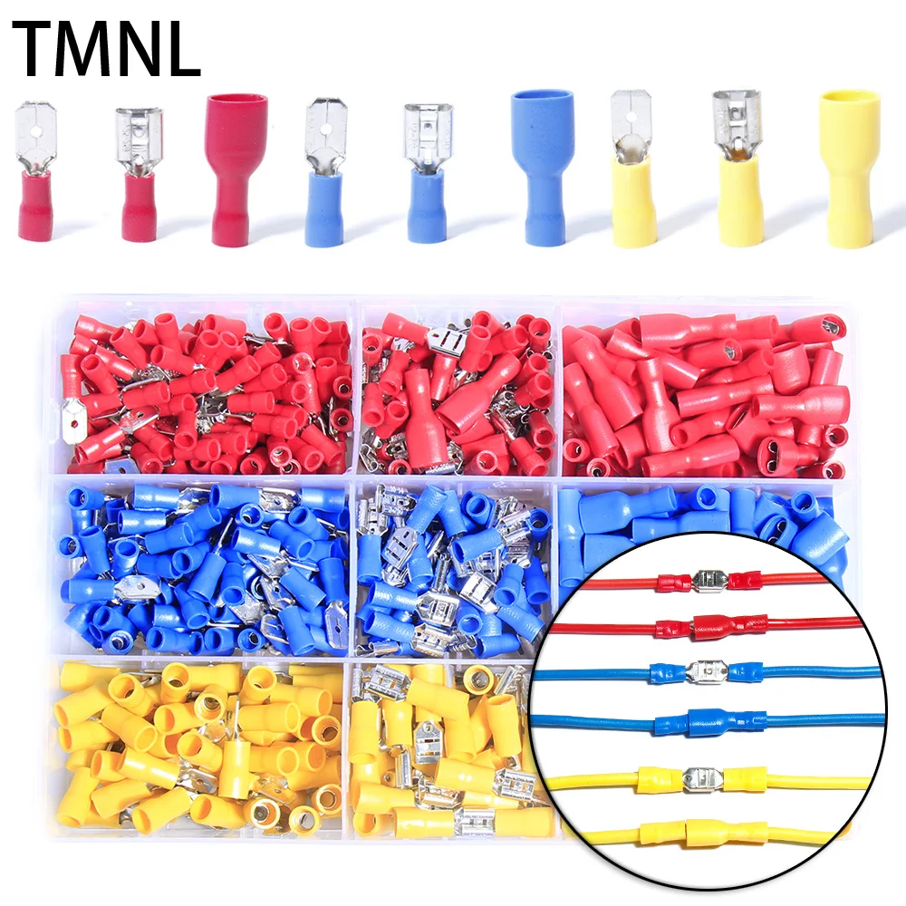 

Plug pressing insulation fast wire spring connector car Terminals Electrical Crimp general Spade Cable Fork cold pluggable Lug