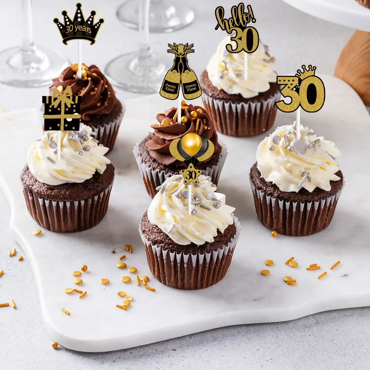 Milestone Birthday Cake Toppers 1
