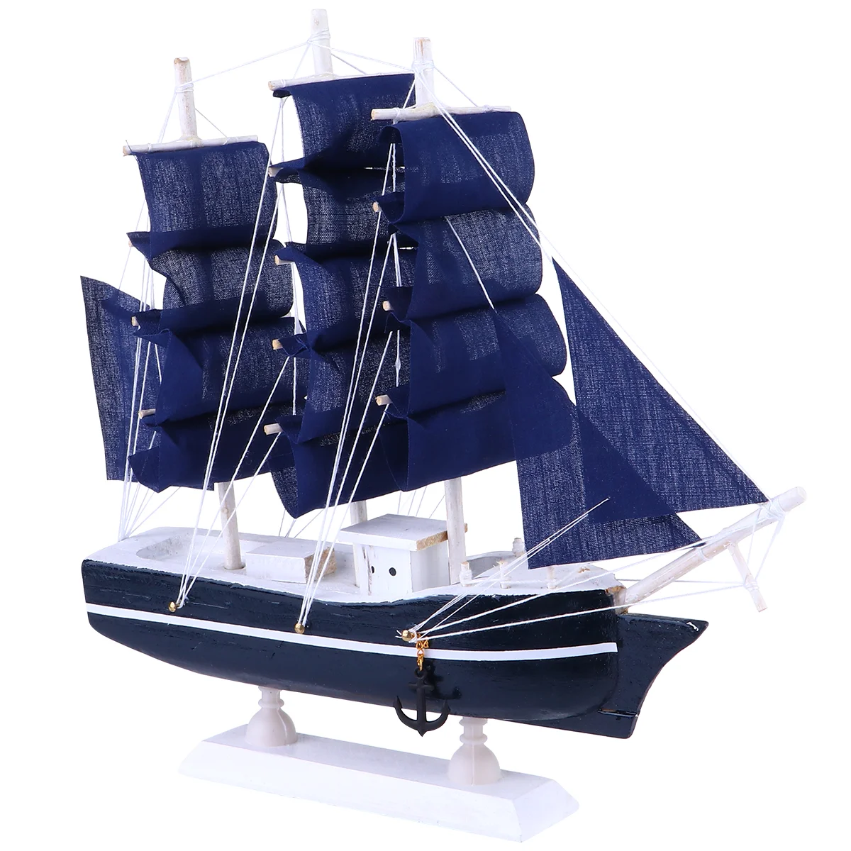 

Wooden Sailing Ship Model Vintage Wood Sailboat Model Nautical Home Decor Boat Wine Cabinet Living Room Office Desk Decor