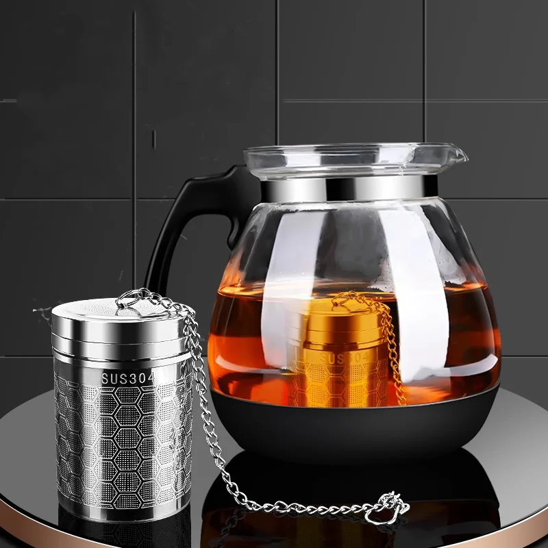 Tea Infuser Tea Strainer Tea Filter 1pc Extra Fine Mesh Stainless Steel with Extended Chain Hook