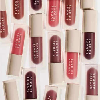 Summer Fridays Balsamo per labbra Specchio idratante Lucidalabbra Lip Vaniglia Zucchero rosa Torta al caffè Odore Rossetto Olio per trucco trasparente