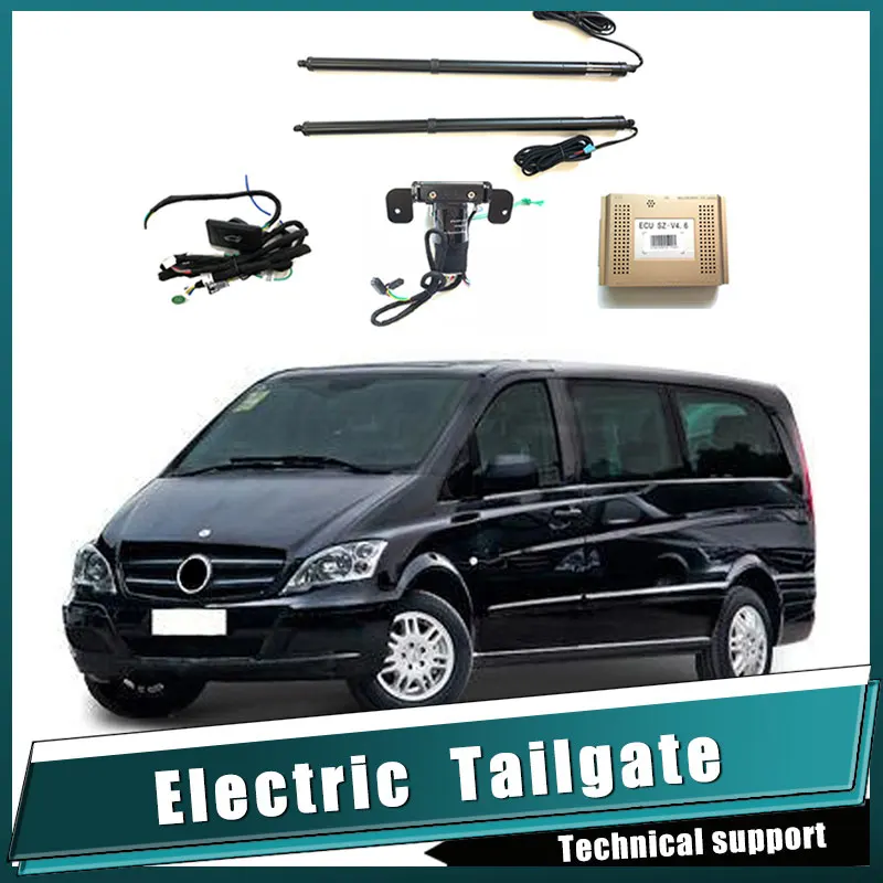 

Для Mercedes Benz VITO 2016 +, для электрической задней двери Metris, Модифицированная задняя дверь, модификация автомобиля, автоматическая подъемная задняя дверь