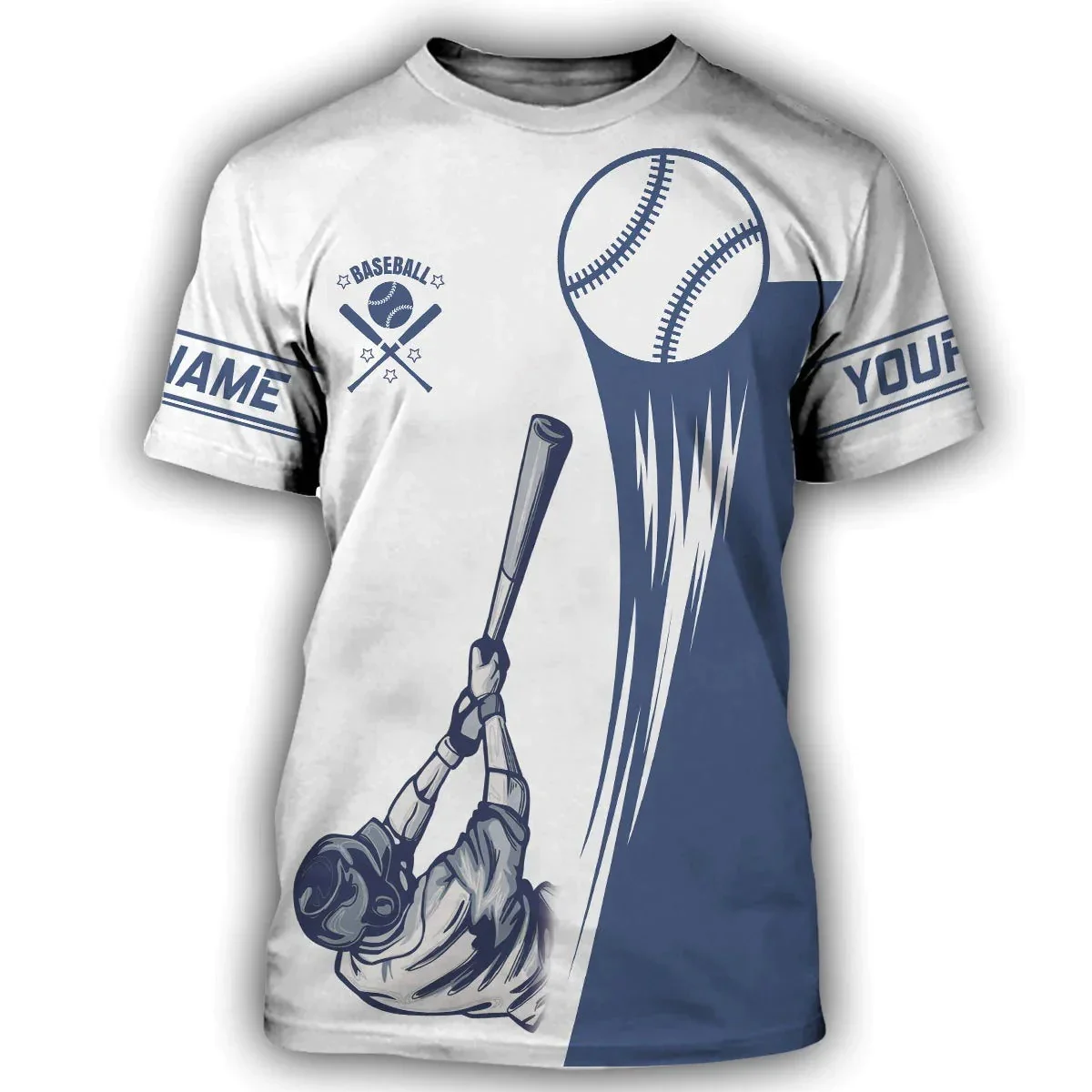 Sommer Mode Herren t-shirt Personalisierte Rote Baseball 3D Gedruckt Unisex T-shirt Für Baseball-Spieler Geschenk Harajuku T-Shirt DW200 – Detail 27