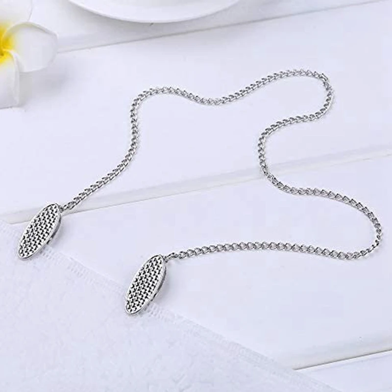 Napkin Chain Napkin Holder Clips Chain Flexible Lanyard Neck Strap For Seniors Older Adults Children napkin ring