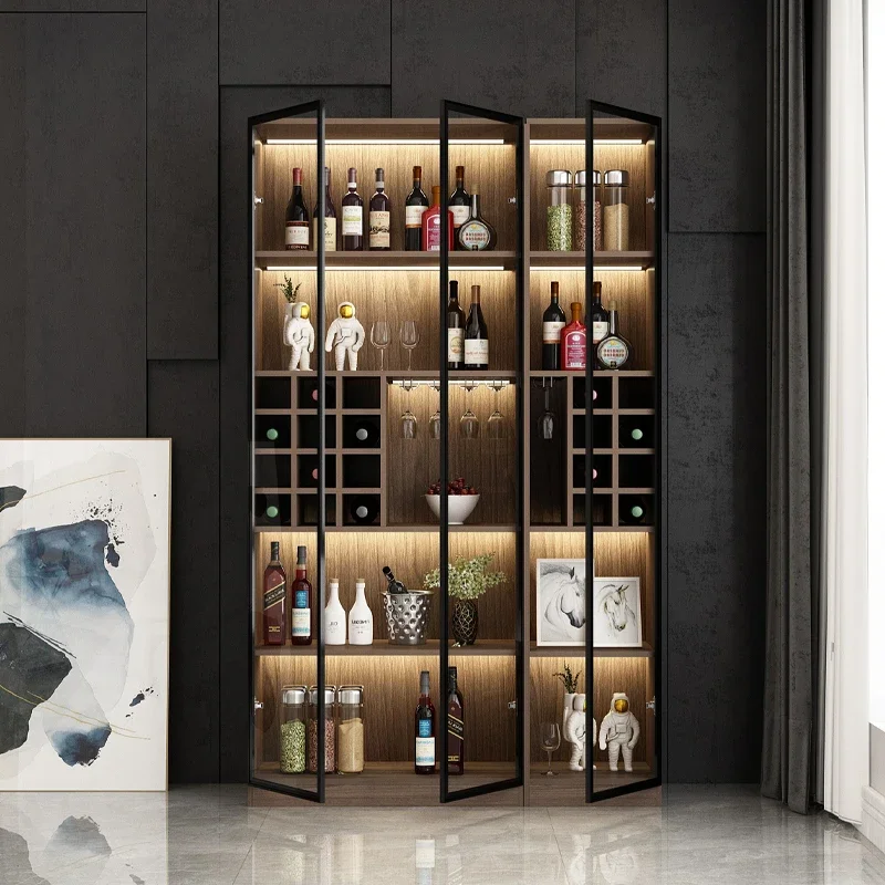 Hanging Bar Cabinet Wine Decoration Nordic High End Furniture Display Accessories Outdoor Open Cabinets Vitrine Showcase Drinks