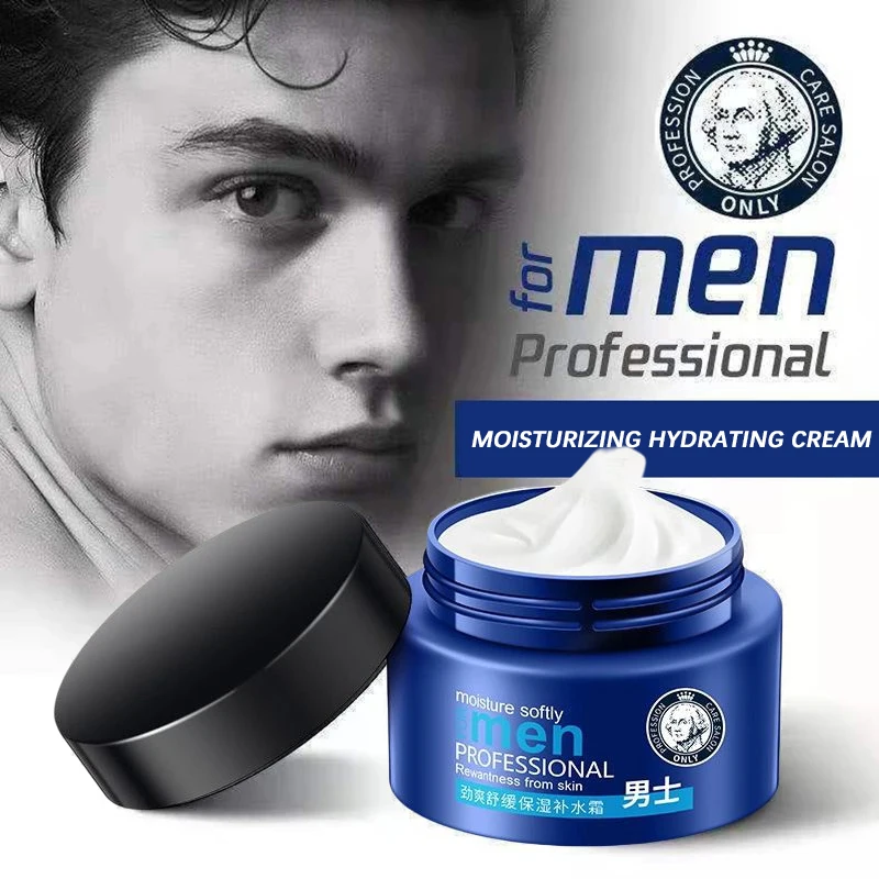 120g Men Face Cream Niacinamide Serum Anti Wrinkle Day Cream for Mens Moisturizing Oilcontrol Whitening Acne Cream Facial Care