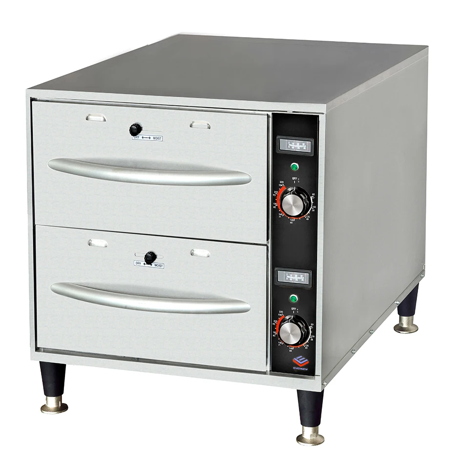 Commercial Restaurant Hotel Kitchen Equipment Stainless Steel Heating Drawer Warmer