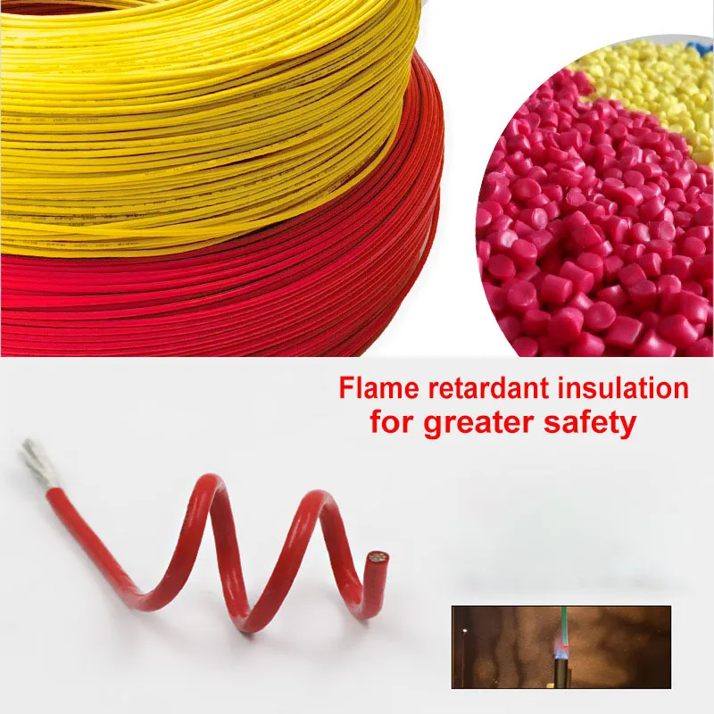 PVC 하이 퀄리티 DIY 연선 케이블 와이어 주석 도금 구리 와이어, AWM 1007, 30 28 26 24 22 20 18 16 AWG (5 색 세트)