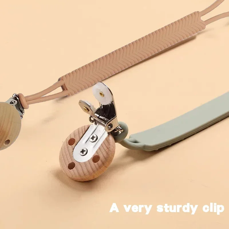 Baby Pacifier Chain Rope Food Grade Silicone