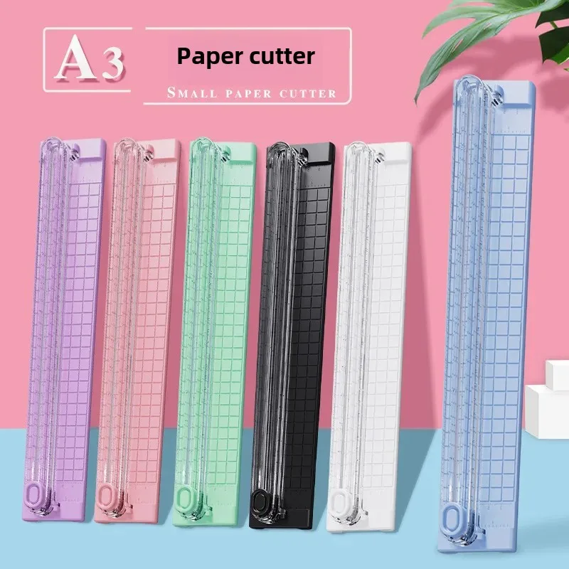 Portable Mini Paper Cutter A3 Photo Trimmer Round Corner Paper Clippers Office Culture Education Supplies From China