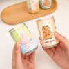 Portable Canned Wet Wipes for Children Cleaning Cloths with Creative Cartoon Chain Cute Small Bell Barreled Cans 30 Sheets 3