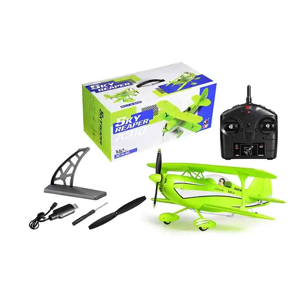 Biplan A310 RC 2.4GHz 3D/6G Gyroscope Moteur Brushless EPP