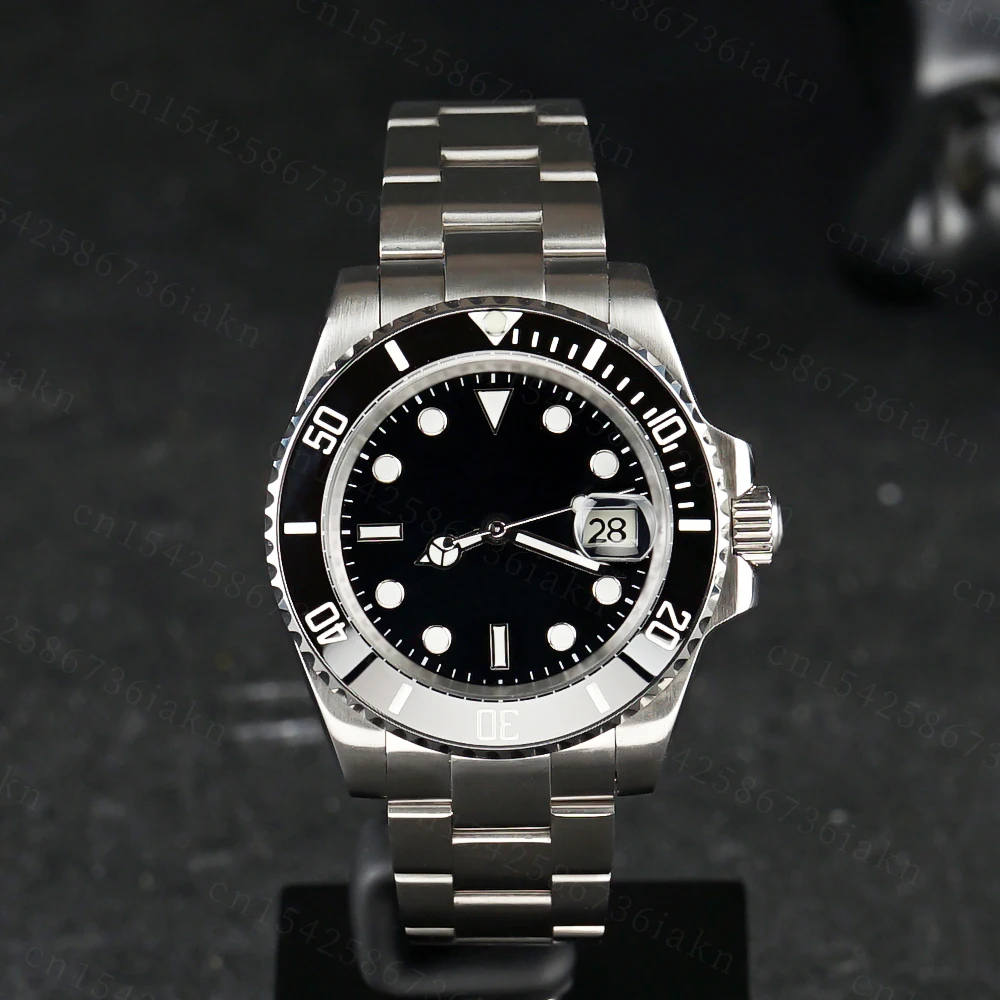 2022 Fashion New 40mm Men's Leisure Sports Sapphire Mirror Stainless Steel Material Waterproof Automatic Mechanical Watch