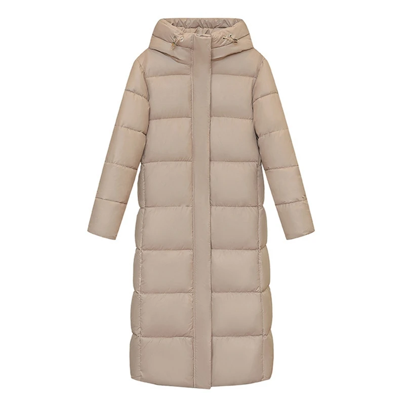 

2023 New X-long Hooded Parkas Fashion Winter Jacket Women Casual Thick Down Cotton Winter Coat Women Warm Outwear