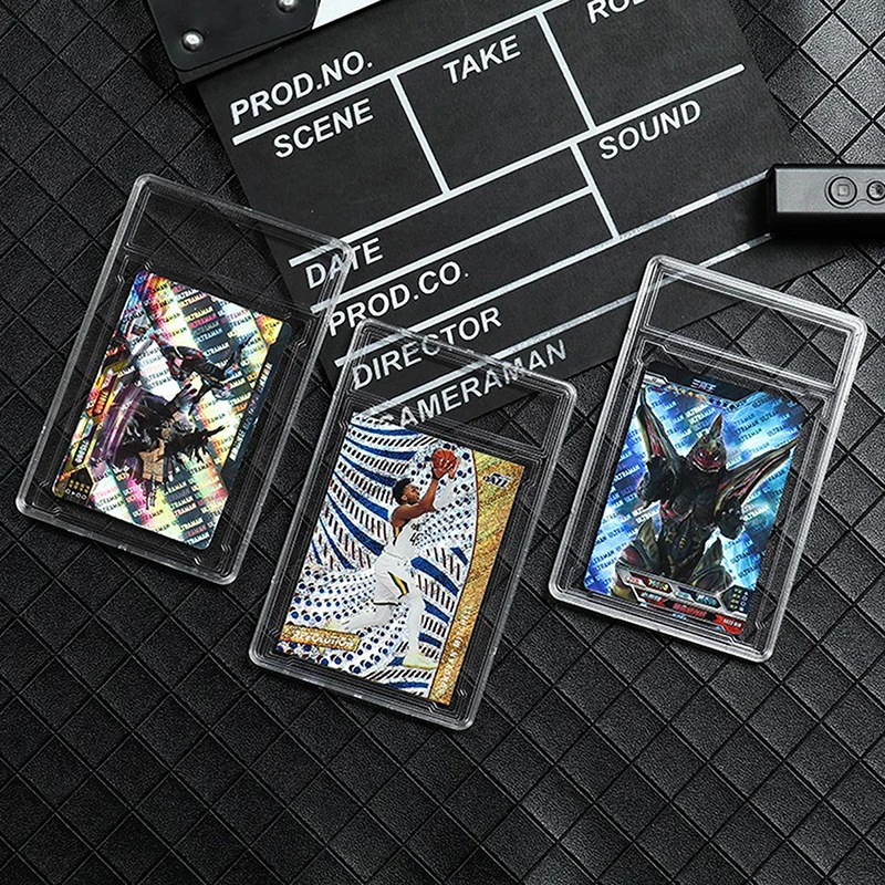 

90x65mm Acrylic Trading Card Slabs Sleeves Holder Case For Card