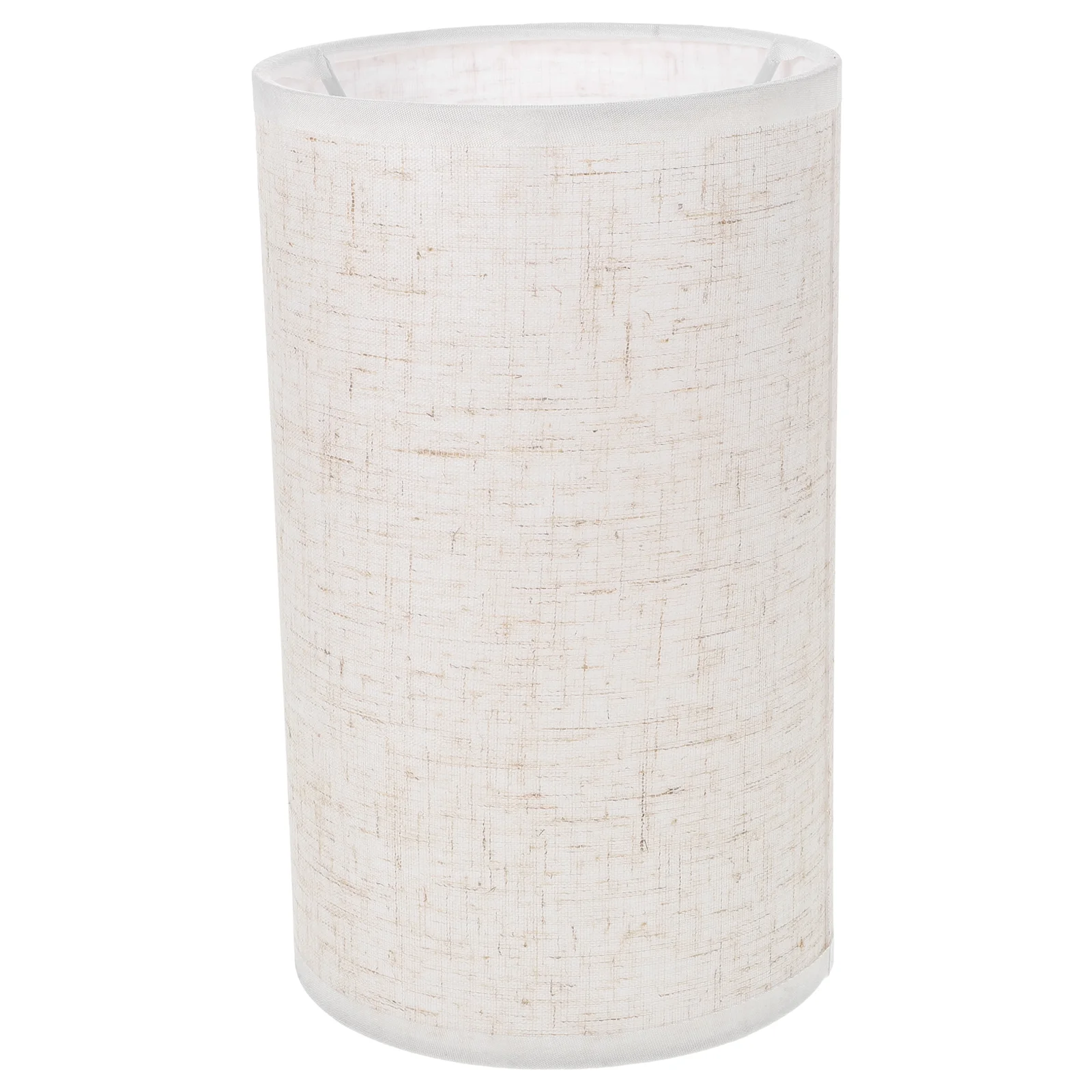 

Drum Lamp Shade Beige Linen Cylinder Lamp Shade Spider Construction Lamp Shade Replacement Light Cover Table Floor Lamp