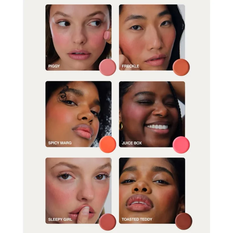 Blush Stick Facial Blusher Magic 3-in-1 Cheek Lip Tinted Moistured Silky Brighten Cream Blusher Cosmetics Tubes Matte Contour
