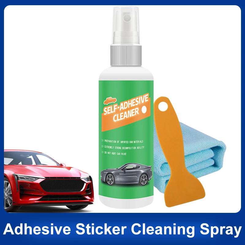 100ml Auto Car Sticker Remover Wall Sticker Glue Removal Sticky Residu e  Remover Car Glass Label Cleaner Adhesive Glue Spray - AliExpress