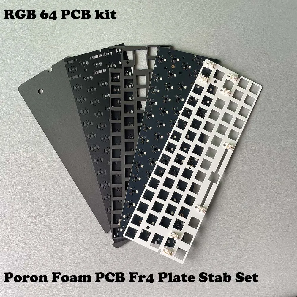 Hot-Swap 64RGB Mechainical Keyboard Custom PCB Compatibal With