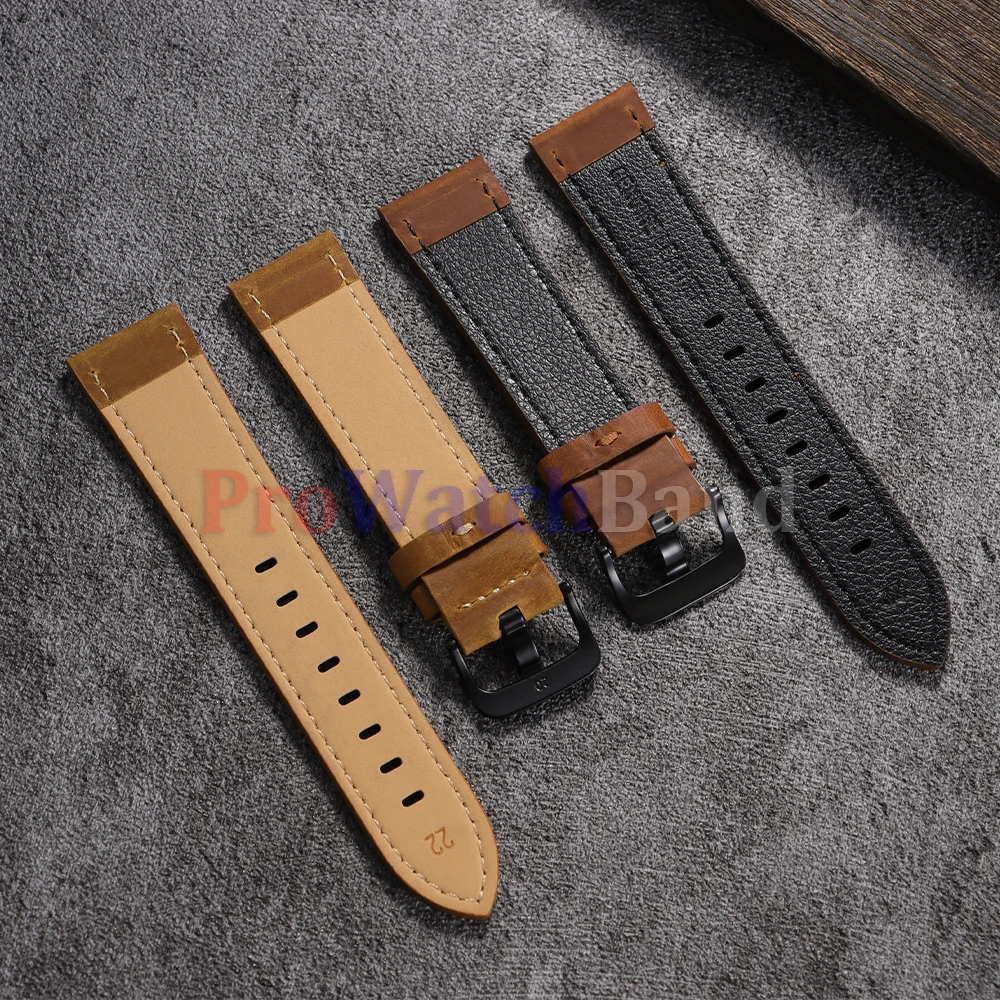 Premium Calfskin Leather Watch Straps - Multiple Colors and Sizes Available