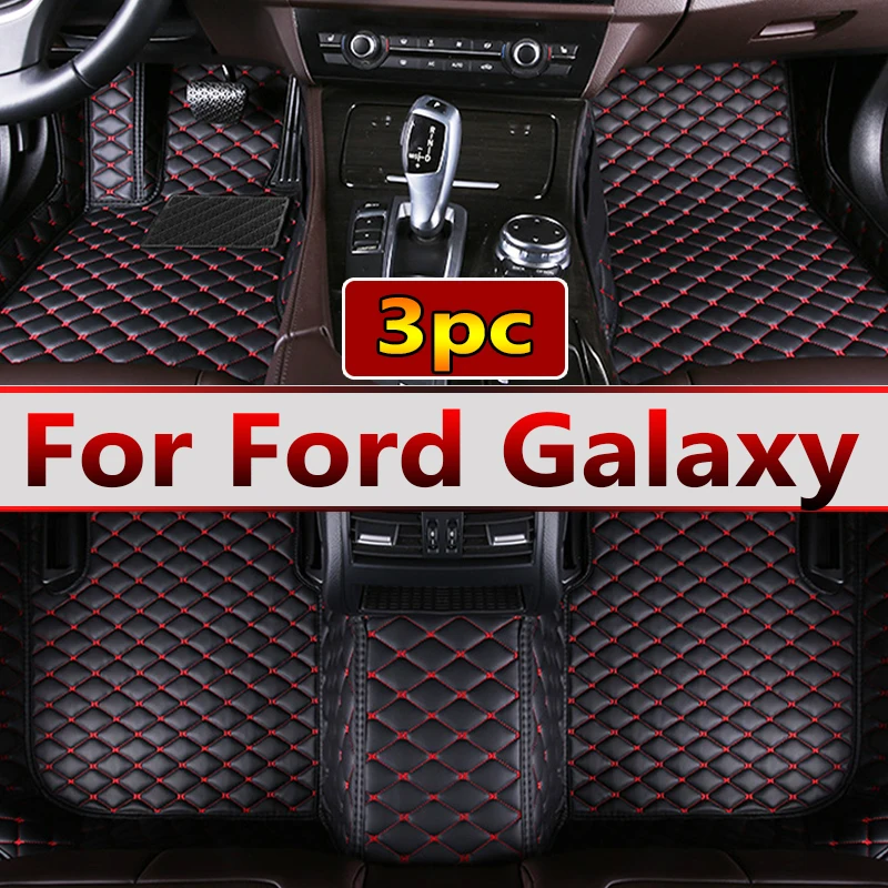 

Car Floor Mats For Ford Galaxy Mk IV 3 2016~2019 7seat Car Interior Parts Waterproof Floor Mat Car Mat Full Set Car Accessories