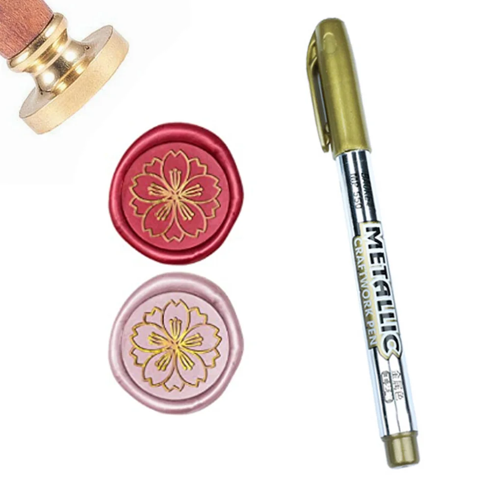 Retro Sealing Wax Stamp Coloring Mark Pen Fire Paint Seal Special Graffiti Pens