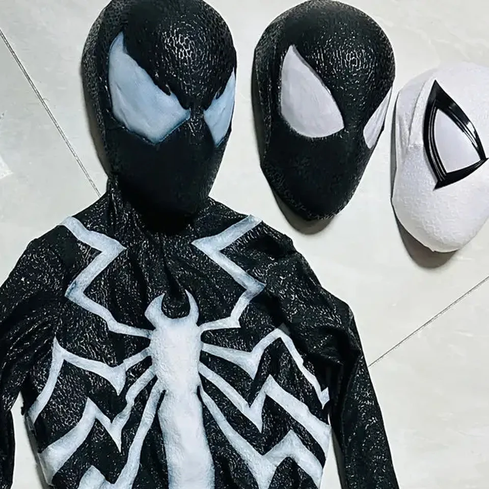 joyydesign】新品 ヴェノム スパイダーマン 3Dマスク あご可動式