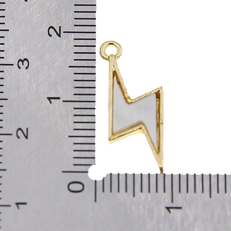 10 Stück 13*9mm Metall Zinklegierung MINI eingelegte Strasssteine Pentagramm Stern Charms für Schmuckherstellung Schmuckzubehör – Detail 35